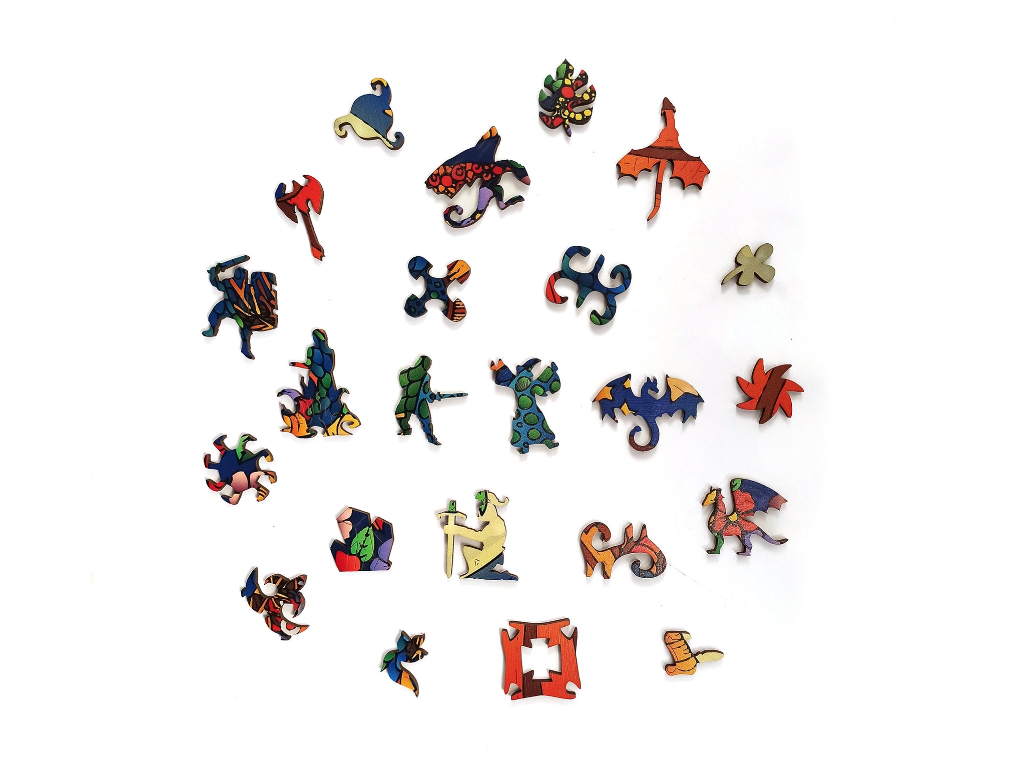 Puzzle en Bois Dragon de Feu | Puzzles Dragons